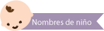 Nombres de niño